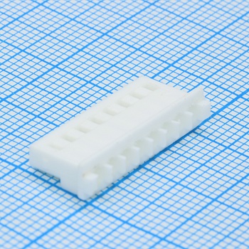 I-DS1069-03-SCW008 - Корпус разъема однорядный (розетка) 8 контактов шаг 2.5мм на кабель