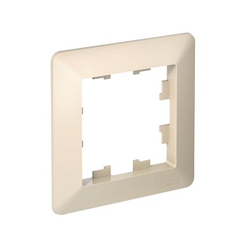 ATLASDESIGN AIR 1-постовая РАМКА, БЕЖЕВЫЙ/дымчатый белый ATN220201