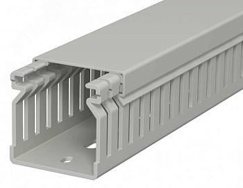 Кабель-канал перфорированный распределительный LK4 40x40x2000 мм (перфокороб) ПВХ, серый RAL7030LK4 40040 6178012
