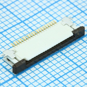 527462071 - Разъем для плоского шлейфа на печатную плату 20 контактов 0.5мм угловой для поверхностного монтажа лента на катушке