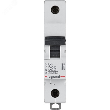 Выключатель автоматический модульный 1п C 25А 4.5кА RX3 Leg 419666