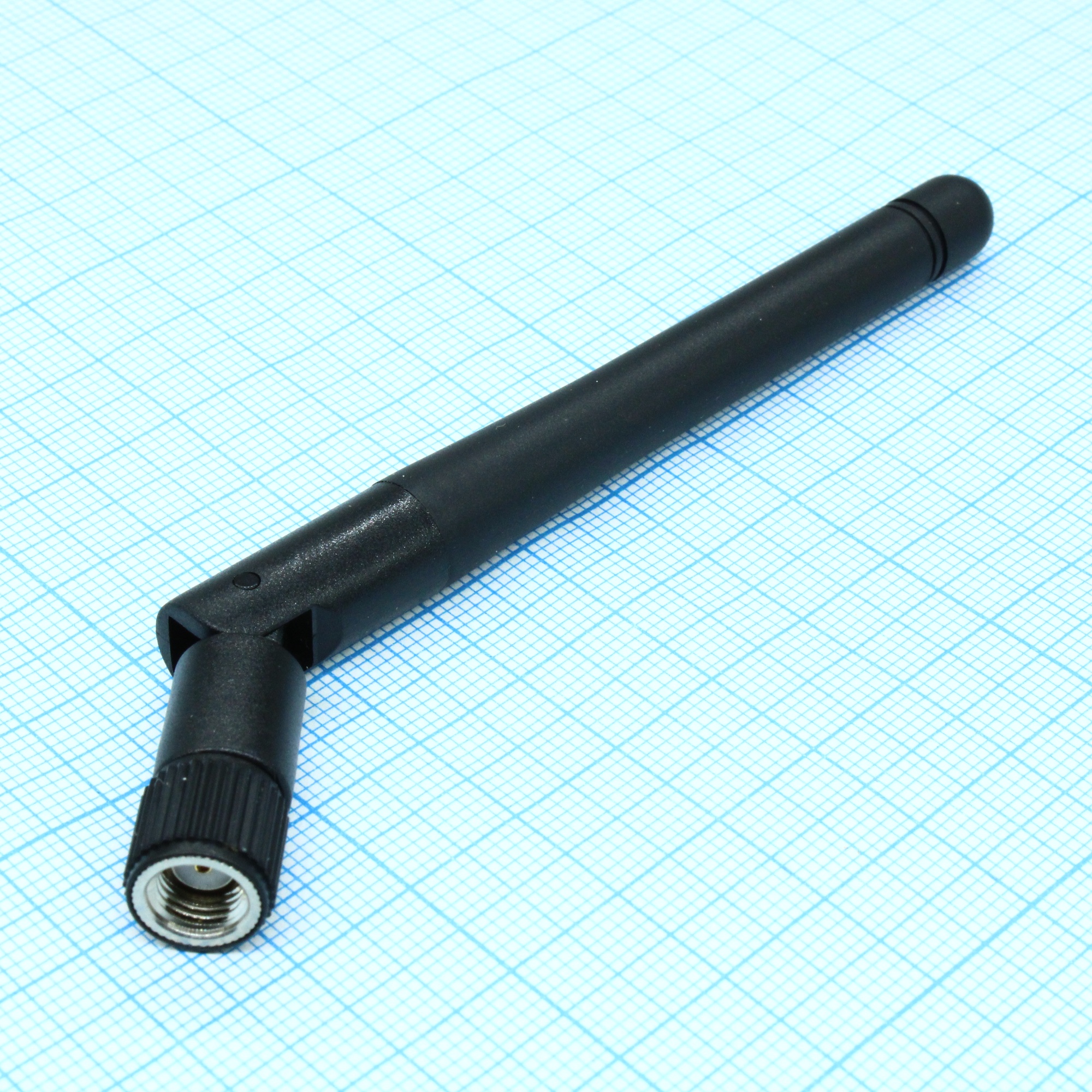 W1030 - Антенна 2.4GHz, 2.0dBi, R-SMA, черная, 3.3"