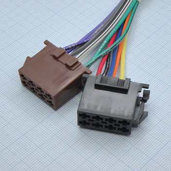 Разъем EURO 2х8(розетка) а/магн. - разъем для автомагнитолы