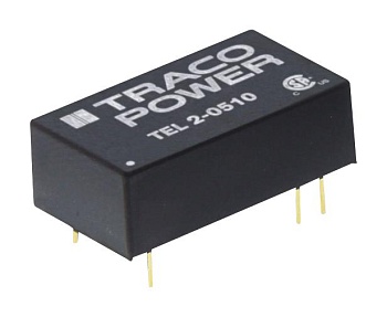 TEL 2-1221 - Преобразователь DC/DC на печатную плату вход 12В двуполярный выход ±5В 0.2A/-0.2A 2Вт 6-Pin DIP