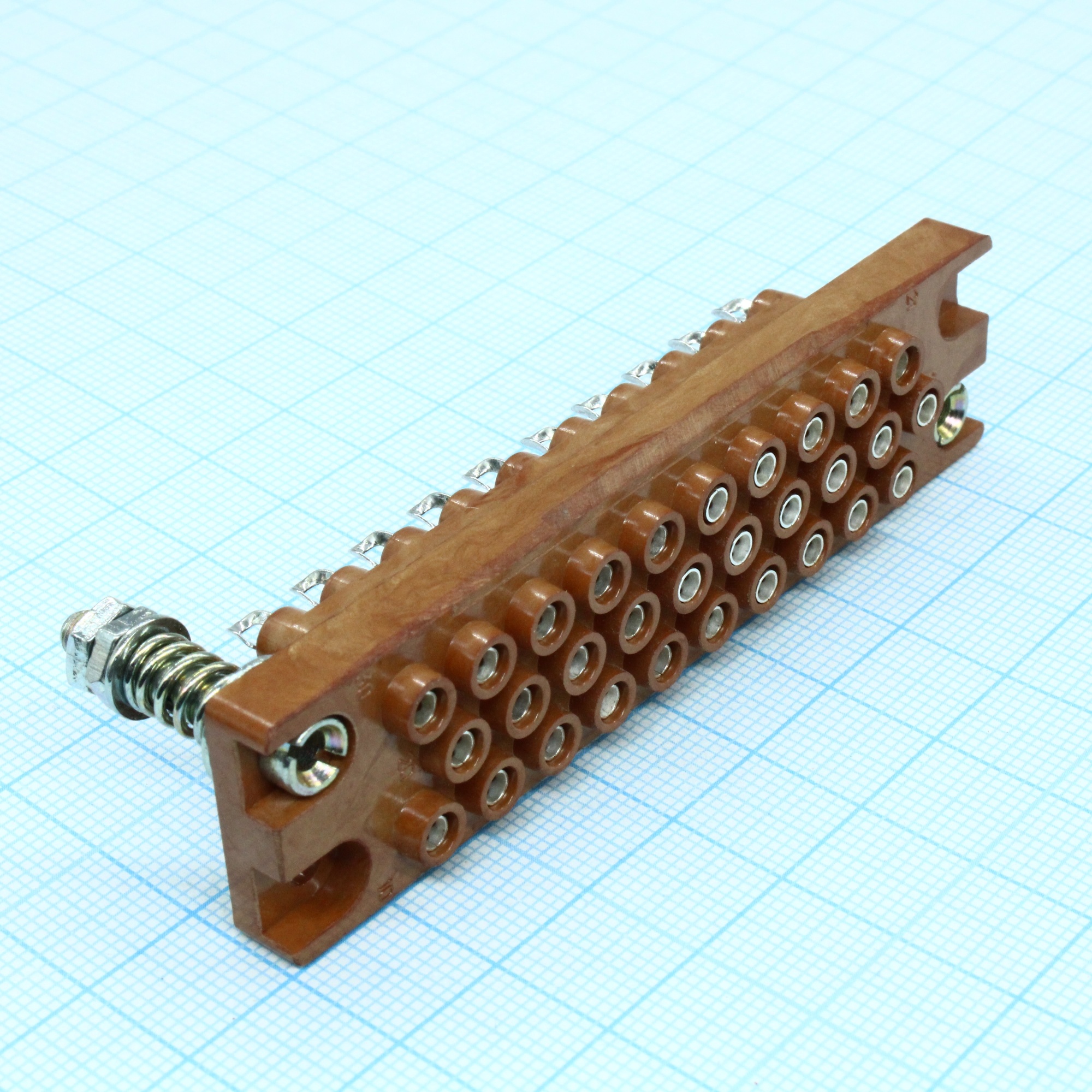 РП10-30 Л-О розетка - Соединитель  низкочастотный, прямоугольный, внутреннего монтажа