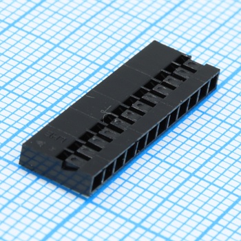 I-DS1071-01-SCB01X12 - Розетка на кабель  2.54мм, требуются контакты  T-DS1070-SC600