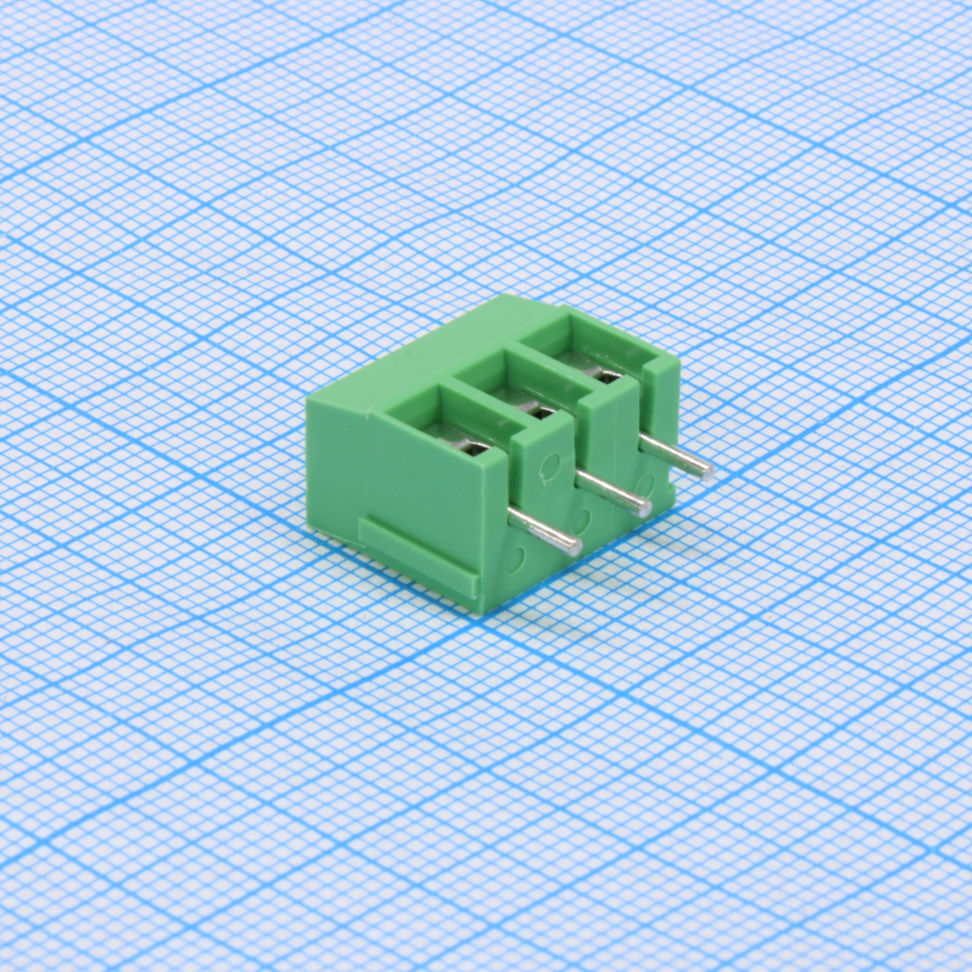 GT300-5.0-03P-14-00 - Винтовой клеммный блок с защитой провода, 3 контакта. Серия GT300-5.0