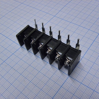 DG35R-B-06P-13-00A(H) - Барьерный клеммный блок 6 контактов. Серия DG35R-B