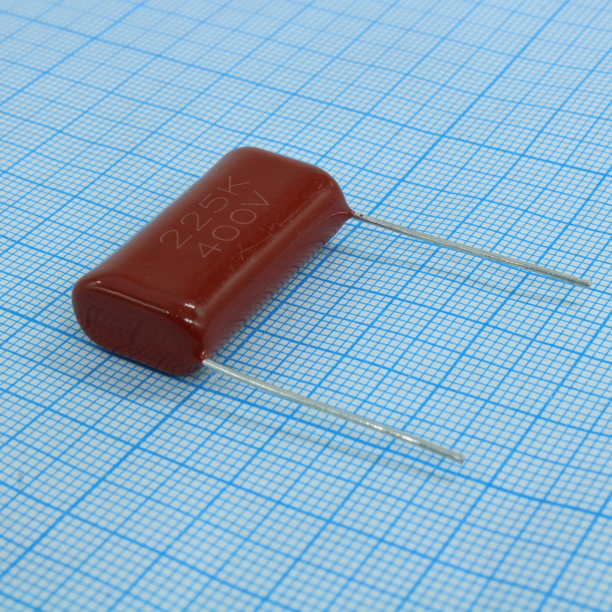 L-KLS10-CL21-225K400-P27.5 - Конденсатор металлоплёночный полиэтилентерефталатный 2.2мкФ 400В ±10% шаг выводов 27.5мм