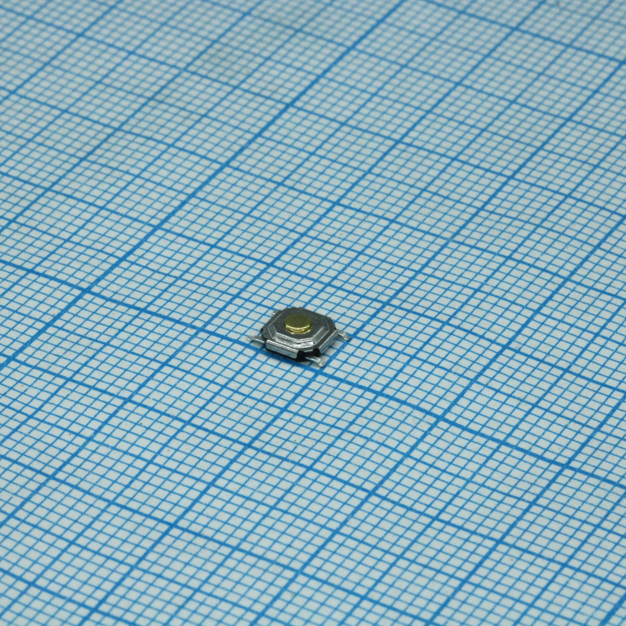 L-KLS7-TS6611-1.5-180 - Кнопка тактильная 5.2х5.2х1.5мм 0.05А 12В 180гр для поверхностного монтажа