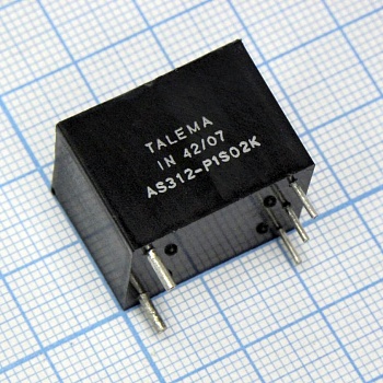 AS-312 - Датчик тока; 0-15A; 1:200СТ; 20-200kHz;   1об/2об