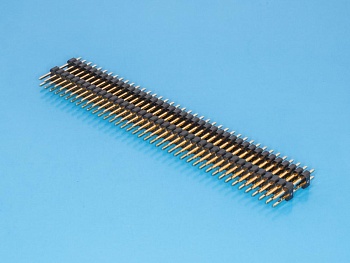 PLHD-80 - Штыревой соединитель 2х40 шаг 2,54мм, межплатный