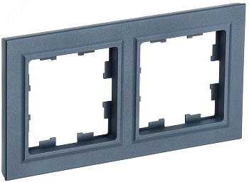 Рамка 2-м BRITE РУ-2-БрМ маренго BR-M22-K35