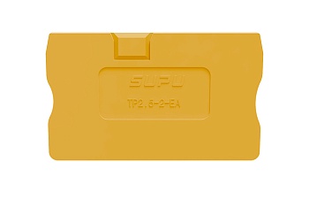 Торцевая крышка TP2.5-2-1-OG-EA - Торцевая крышка для клемм TP2.5-2-1..., цвет: оранжевый