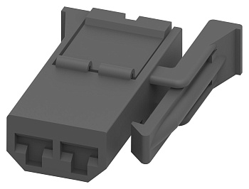 964587-1 - Корпус разъема розетка 2 контакт(-ов) 5мм прямой монтаж на кабель автомобильного применения пакет