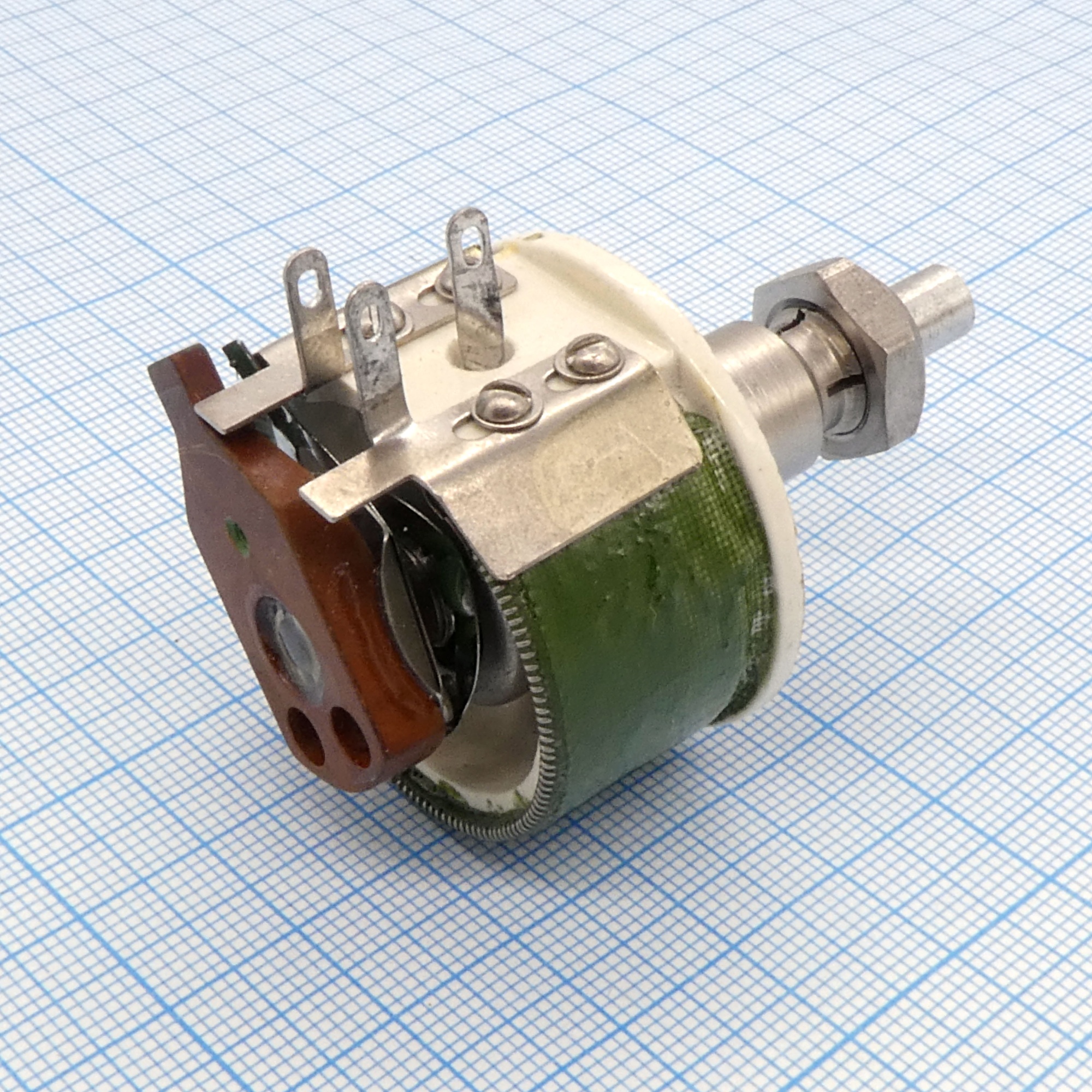 ППБ-16Е      15 ±10% - Резистор переменный проволочный 15Ом ±10% 16Вт