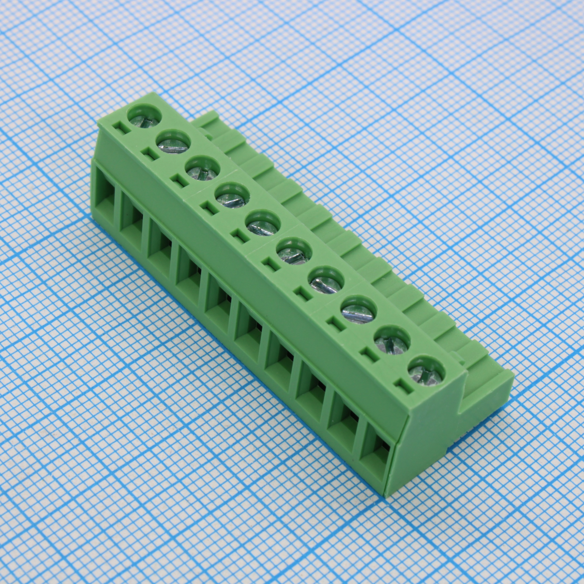 2EGTK-5.0-10P-14-100 - Разъемный клеммный блок, 10 контактов. Серия 2EGTK-5.0