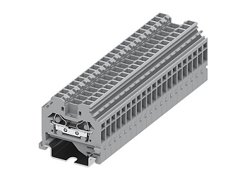 Проходная клемма 204901 - Проходная клемма, боковой подвод кабеля, TA4, тип фиксации провода: пружинный, номинальное сечение: 4 мм кв., 32A, 800V, ширина: 6 мм, цвет: серый, тип монтажа: DIN 35