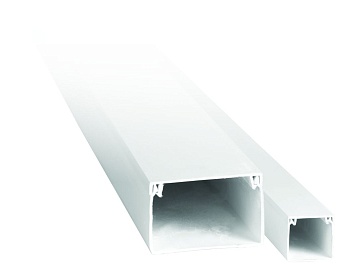 Канал кабельный (60х60)  белый Basic kk-60-60-basic