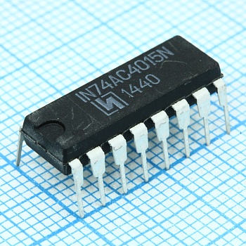 ЭКР1554ИР46 - 2 х 4-хразрядных сдвиговых регистра,