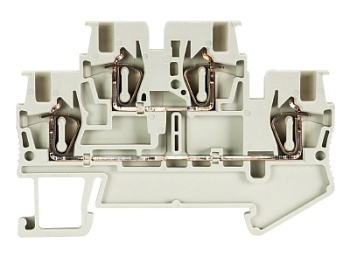 Клемма этажн. WKF 1,5 E2/35 - Этажная клемма, тип фиксации провода: пружинный, номинальное сечение: 1,5 мм кв., 17,5A, 500V, ширина: 4 мм, цвет: серый, тип монтажа: DIN 35