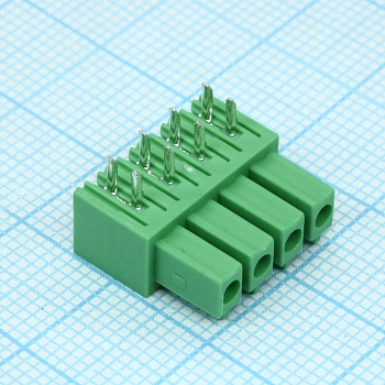 15EDGA-3.81-04P-14-00A(H) - Разъемный клеммный блок, 4 контакта. Серия 15EDGA-3.81