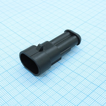 CKK7021-1.5-11B-V - Корпус разъема, серия 1.5, вилка, 2 контакта, шаг-6 мм Operating Voltage 24V