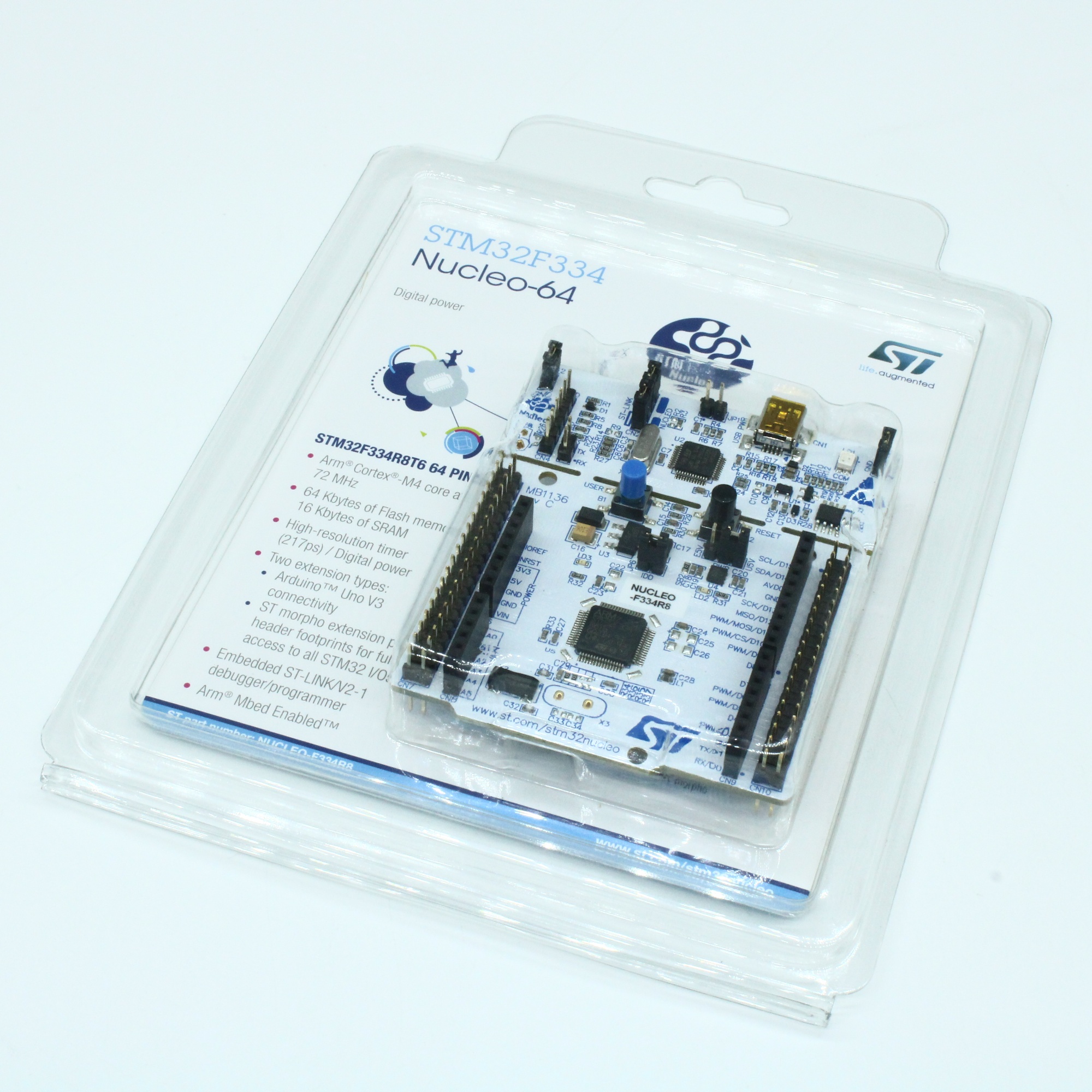 NUCLEO-F334R8 - Макетная плата для микроконтроллера STM32F334R8T6
