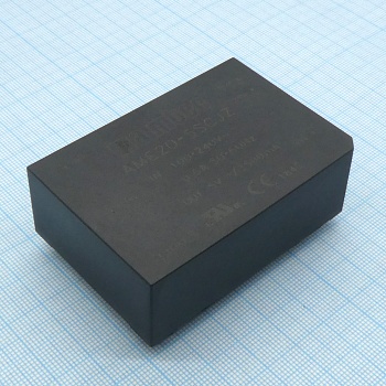 AME20-5SCJZ - AC/DC, 20Вт, вход 85…264В, выход 5В/3.5А, изоляция 3000В AC, КПД 78%, максимальная емкостная нагрузка не более 12240мкФ, 70x48x23.5мм, -25…70°C, пластик