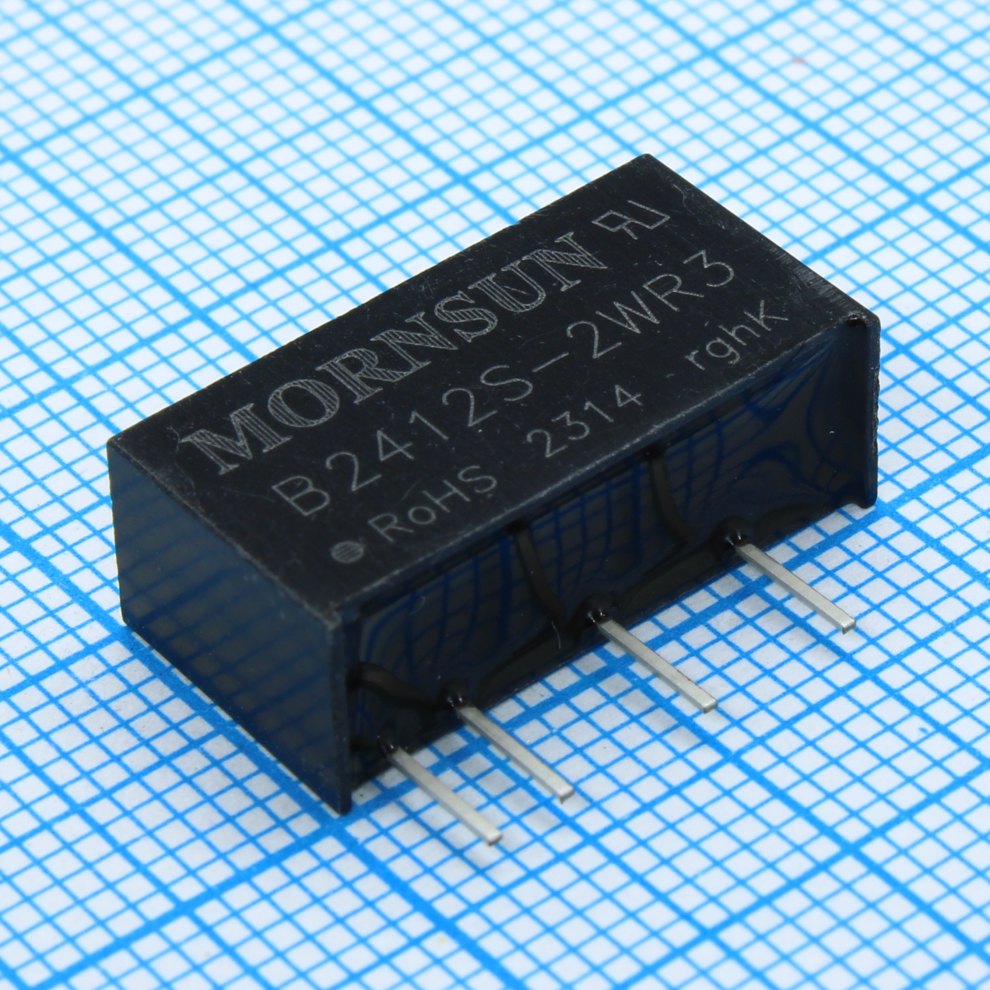 B2412S-2WR3 - Преобразователь DC/DC мощность, Вт: 2 вход 24В выход 12В изоляция: 1500В