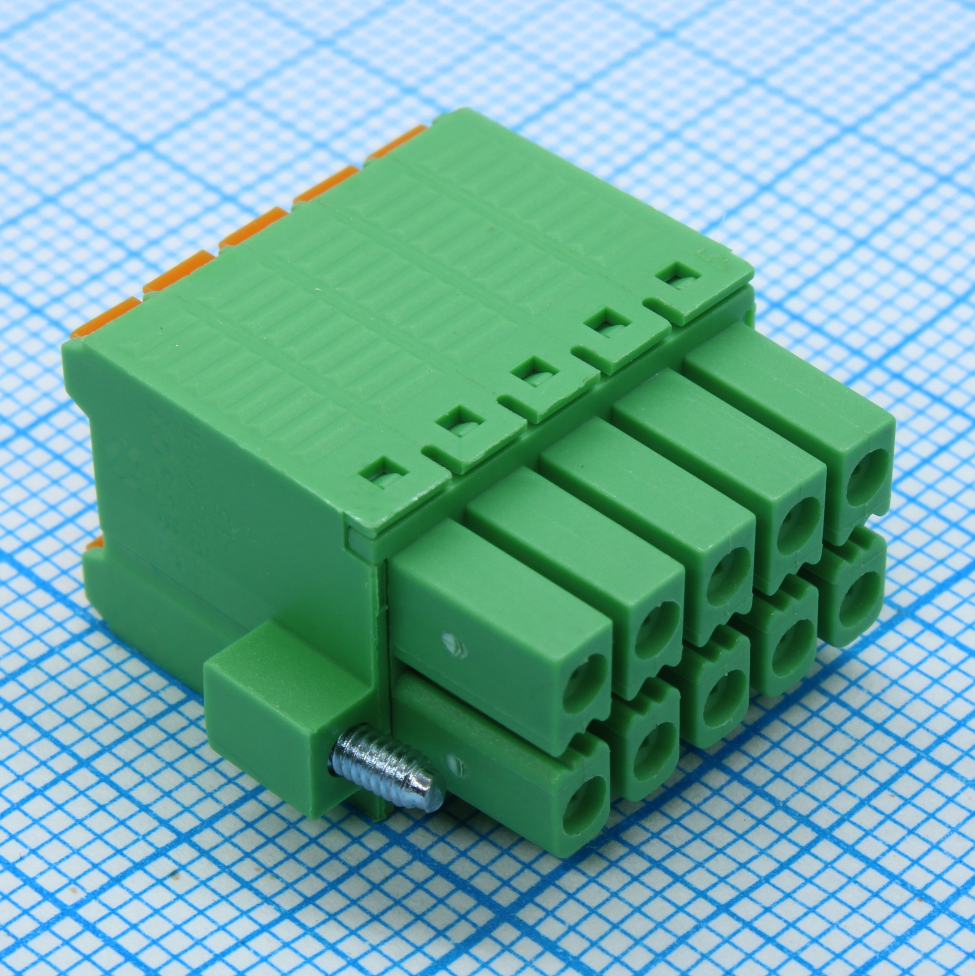 15EDGKNHM-3.5-10P-14-00A(H) - Разъемный клеммный блок, 10 контактов. Серия 15EDGKNHM-3.5