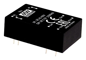 RDDW10H-12 - DC/DC, 10Вт, вход 43…160В, выход ±12В/±0.416А, изоляция 3000В DC, КПД 87%, максимальная емкостная нагрузка не более ±416мкФ, On/Off, DIP24, 31.8x20.3x12.7мм, -40…85°C