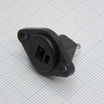 Разъем "точка-тире" гнездо приборное - разъем для АС, ОНЦ-ВН, гнездо под пайку на прибор