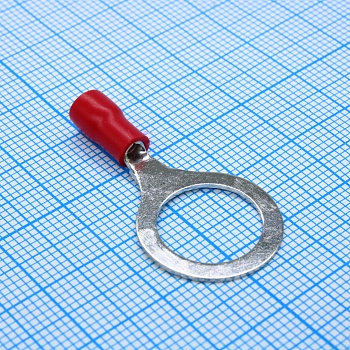 RV1.25-12 (TRI) - клемма тип O d13mm провод 0,5-1,5мм2 red