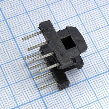 Каркас Ш5*5 гориз.1 сек.8 выв. - Каркас намоточный. Количество выводов 8.Количество секций 1