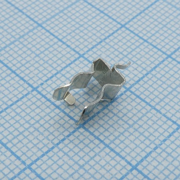 0751.0110 - Контакты-держатели предохранителя (клипса) диаметром 5мм, монтаж на плату, 6,3А, 250В DC/AC