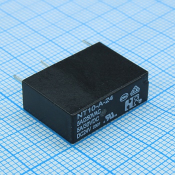 NT10AZ24 - Реле силовое, SPST, 24В DC, 5А