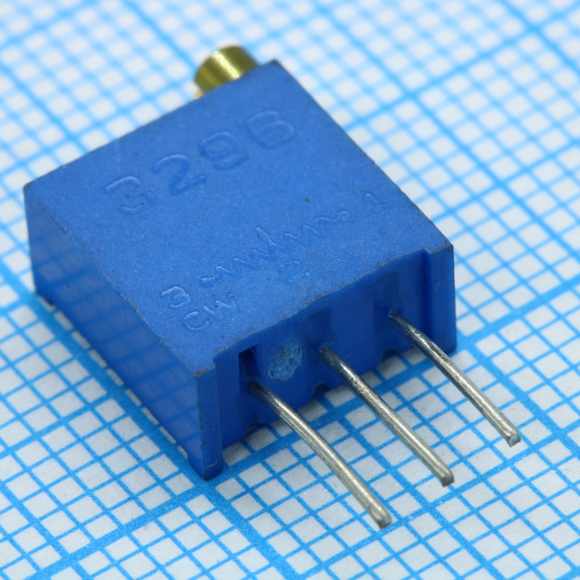 L-KLS4-3296W-101 - Потенциометр многооборотный керметный 100Ом 0.5Вт ±10%