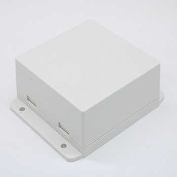 NUB808043WH - Пластиковый корпус белого цвета из высокопрочного пластика с фланцами