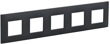 SKANDY Рамка 5-местная SK-F05G графит IEK SK-M52-K53