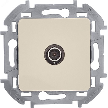 Розетка телевизионная TV Inspiria 2дБ 0-2400мГц с топологией "звезда" механизм сл. кость Leg 673851