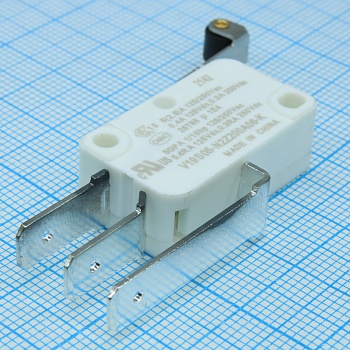 V19S05-N2Z200A06-K - Микропереключатель SPDT, 5A, 125В переменного тока 200гр