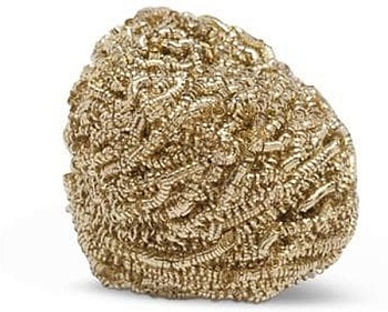 Metal wool brass for WDC 2(2) - Металлическая стружка для чистки жал, в комплекте 2шт.