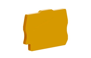 Торцевая крышка TPM1.5-2-OG-EA - Торцевая крышка для клемм TPM1.5-2…, цвет: оранжевый