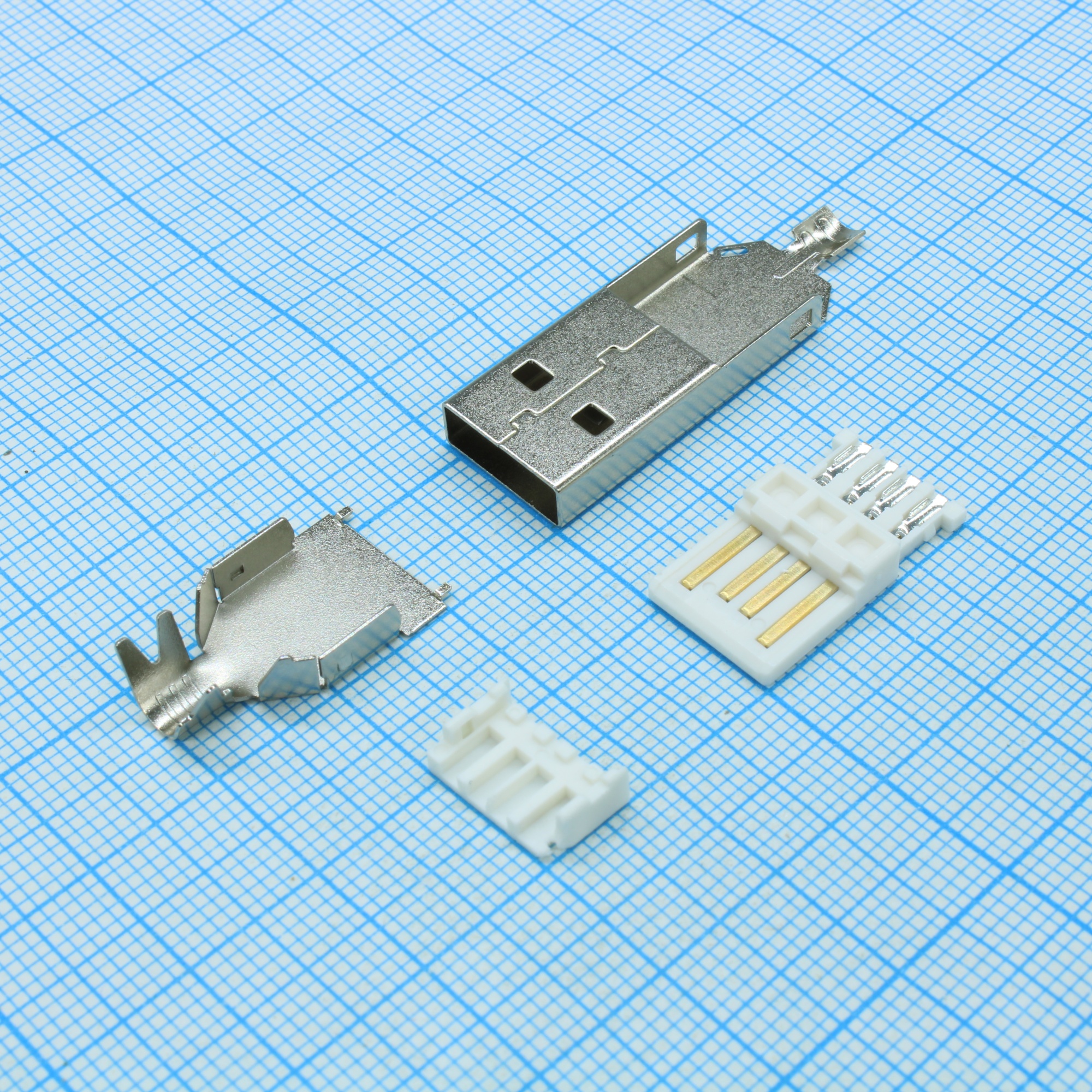 DS1107-WN0 - Вилка на кабель USB тип А