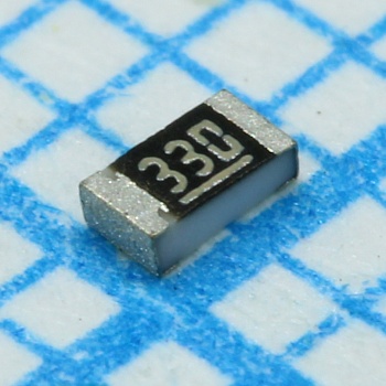 CRGCQ0603F33R - ЧИП-резистор толстопленочный 0603 33Ом ±1% 0.1Вт ±200ppm/°C Pad автомобильного применения лента на катушке