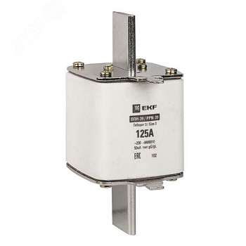 Вставка плавкая ППН-39 630/125А габарит 3 PROxima fus-39/630/125