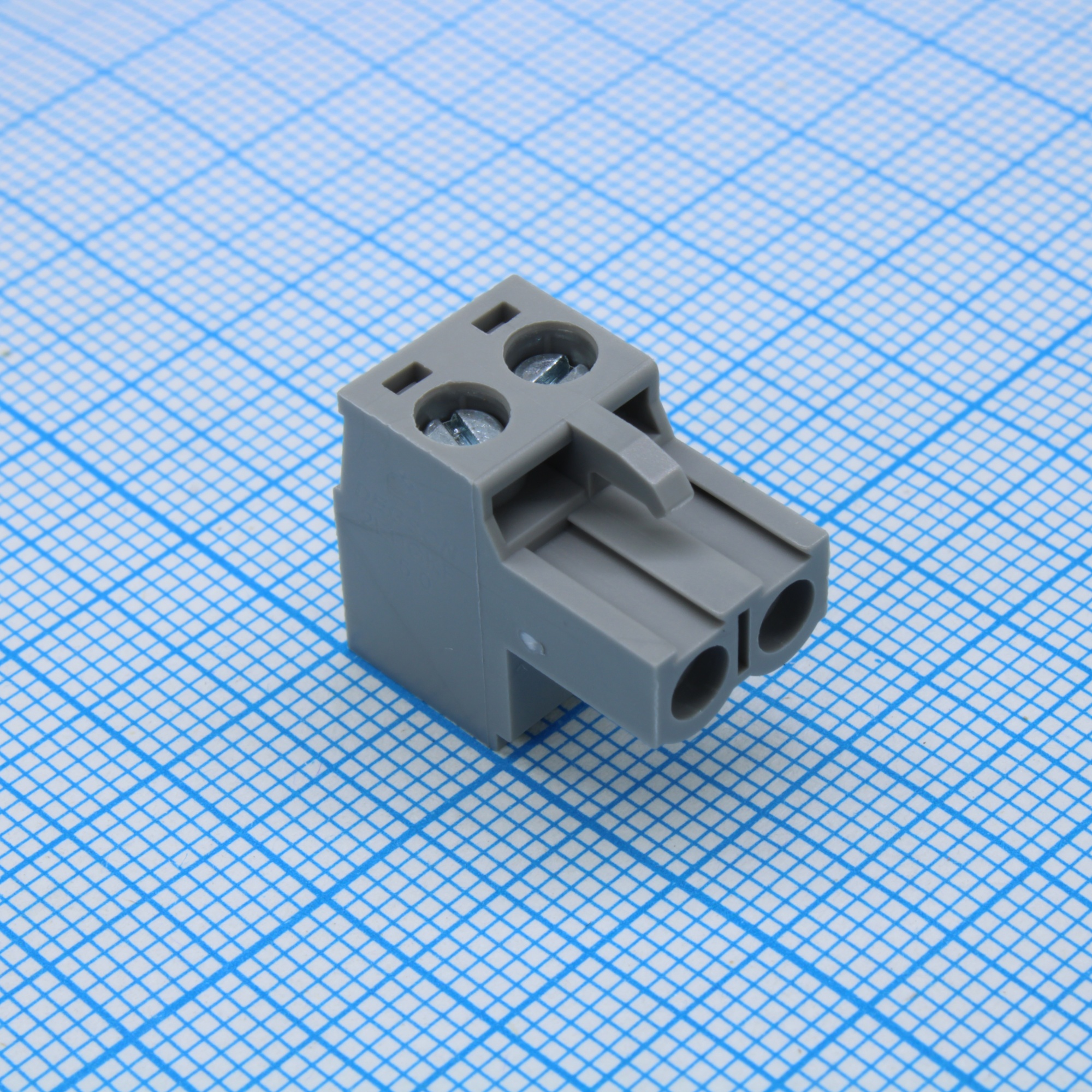 2EDGKF-5.0-02P-11-00A(H) - Соединительный разъем винтовой 2 контакта шаг 5.0мм