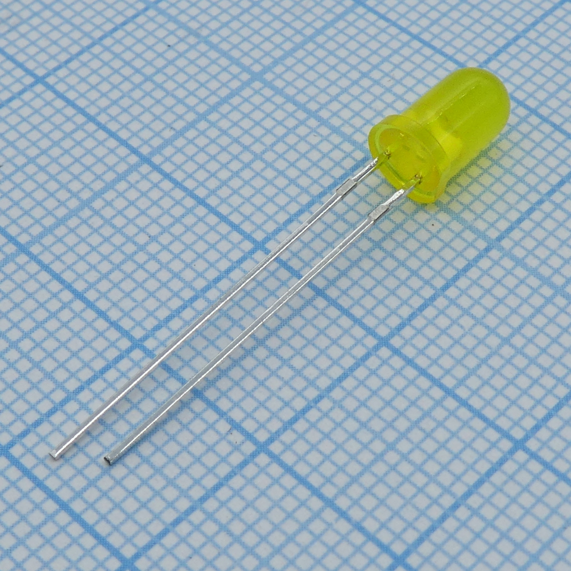 FYL-5013YD1C - Светодиод 5мм/желтый/585нм/40мкд/60°