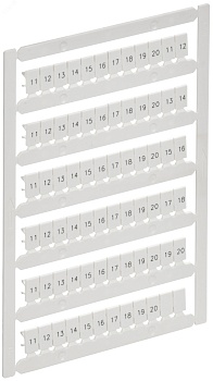 ARMAFIX Маркер для CTS/CP 4мм2 с символами 1120 IEK AF-CT10D-M-004-02